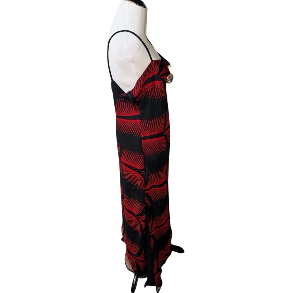 Sally U.S.A. Women's Size XXL Bodycon Dress Vintage 1990's Side Slit Lined - Picture 4 of 8